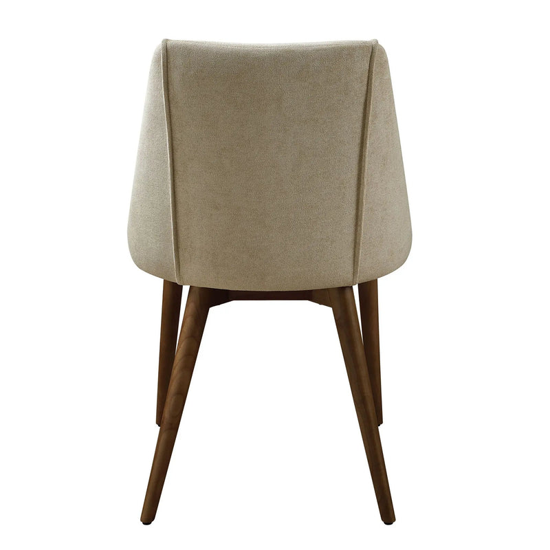 Willene - Polished Microfiber Side Chair (Set of 2) - Beige by Unique Piece Furniture