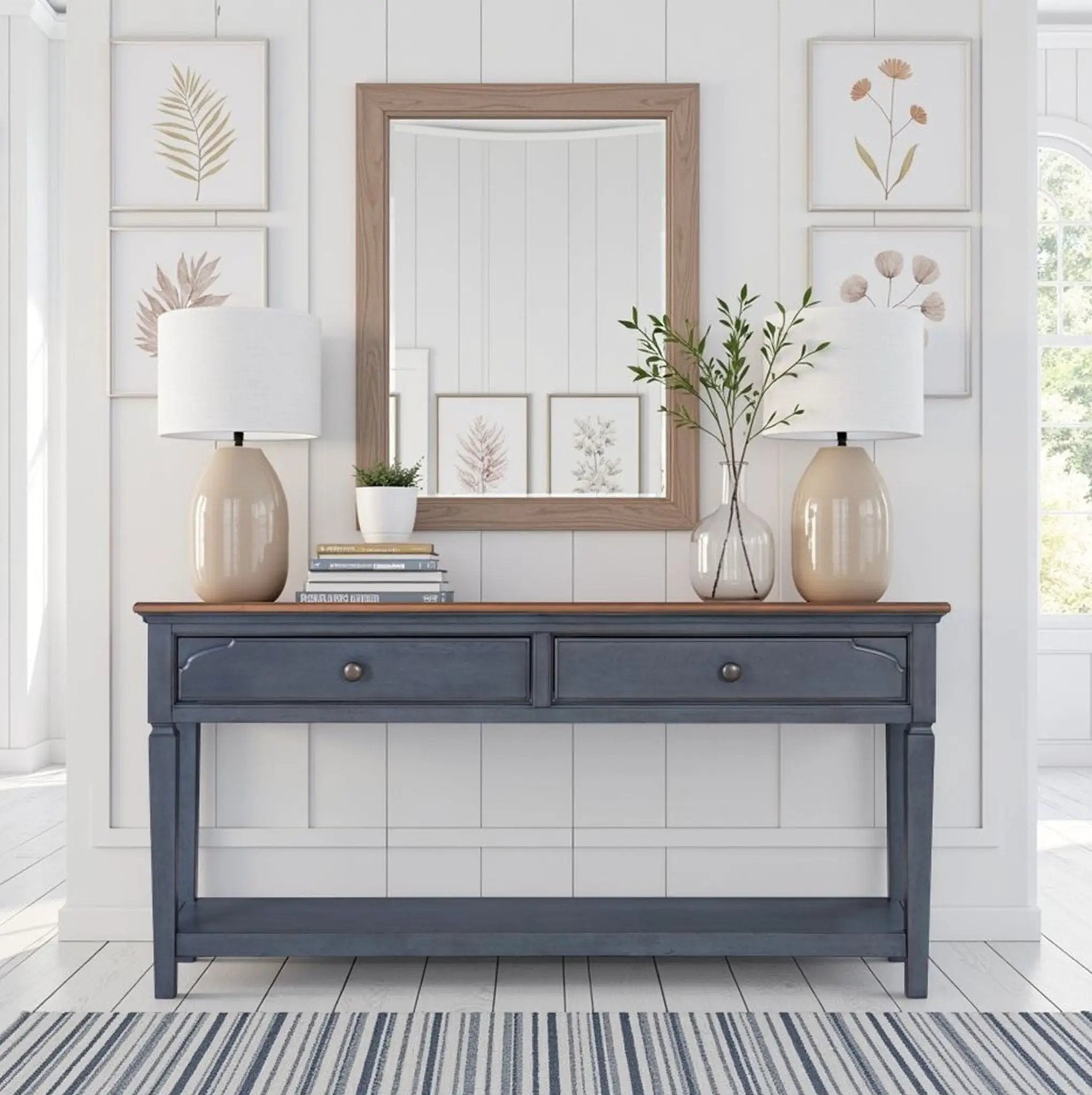 Sofa Table - Blue by Unique Piece Furniture