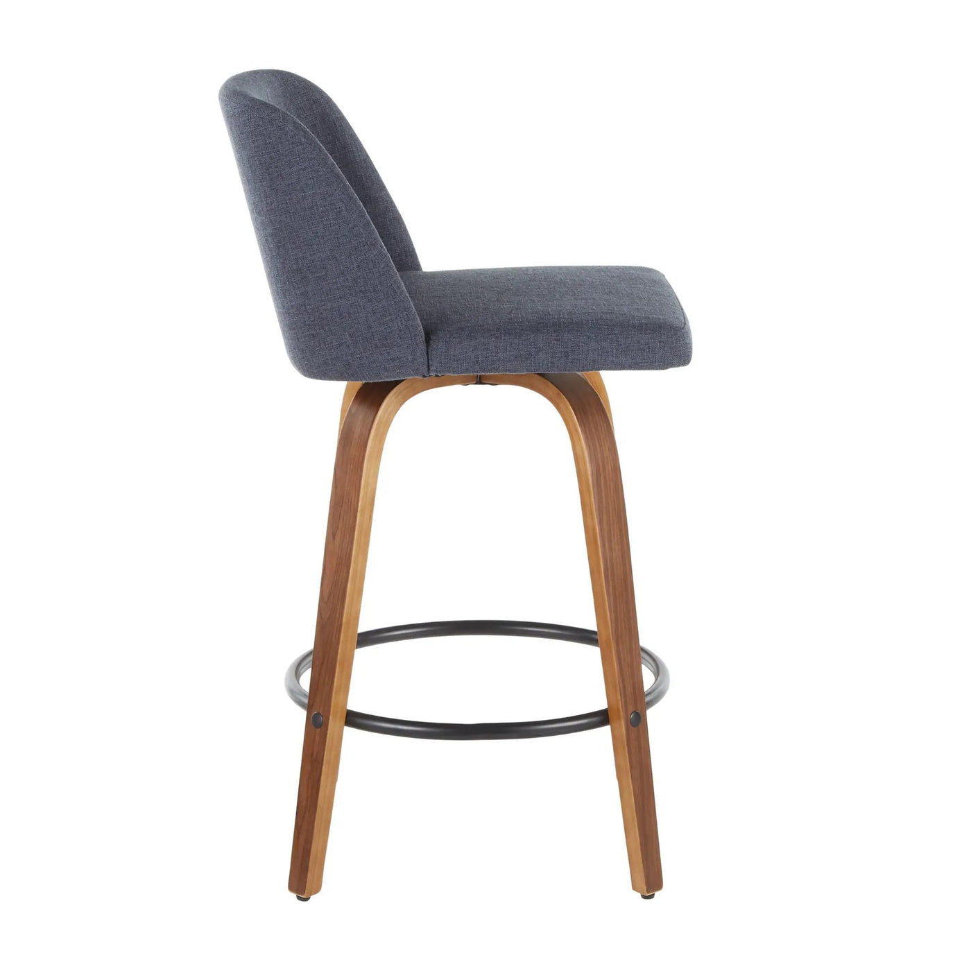 Toriano - Mid Century Modern, Counter Stool (Set of 2) by HouseOfZazla