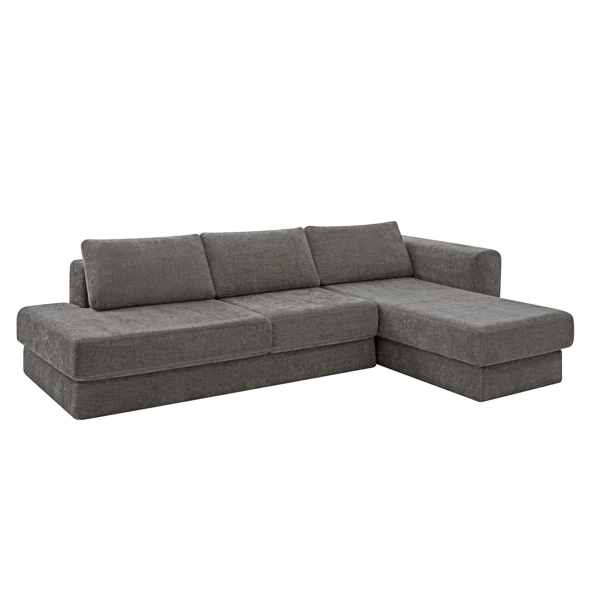 L-Shaped Modular Sofa With Double Layer Cushion by HouseOfZazla
