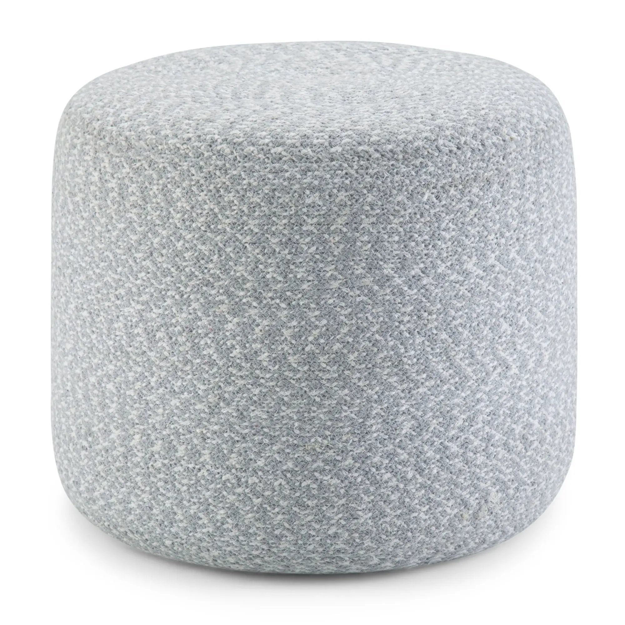 Bayley - Versatile Round Braided Pouf by Unique Piece Furniture