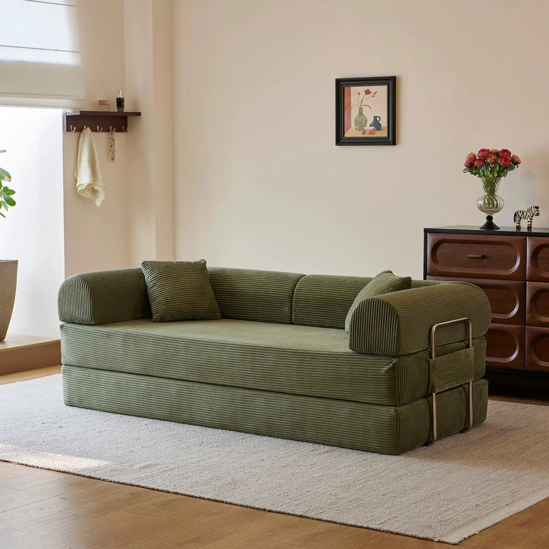 78.8" Compression Sofa - Convertible Floor Sofa Bed by HouseOfZazla