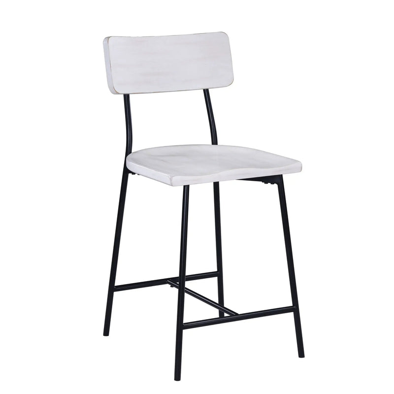 Badin - Counter Stool - White Washed by HouseOfZazla