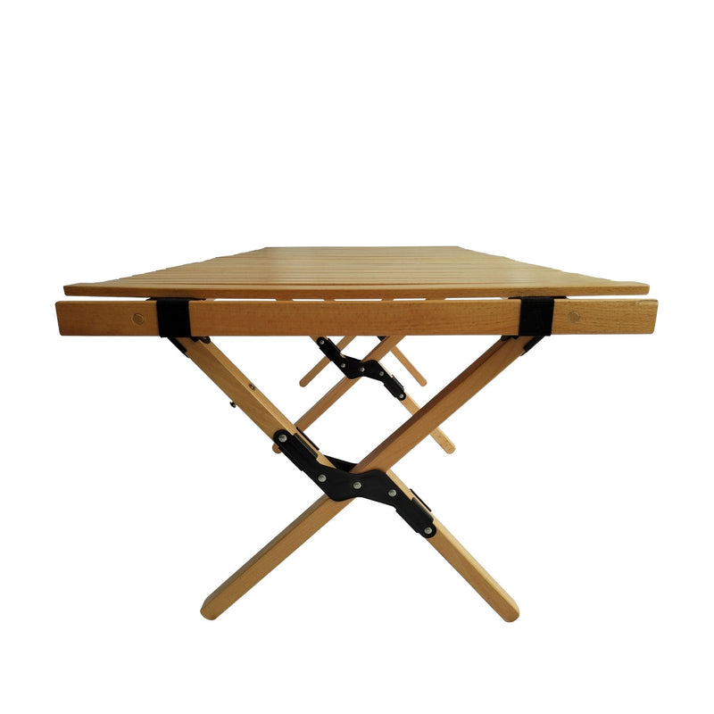 Multi-Function Wooden Foldable Portable Patio Dining Table, Indoor And Outdoor Universal - Natural by Unique Piece Furniture