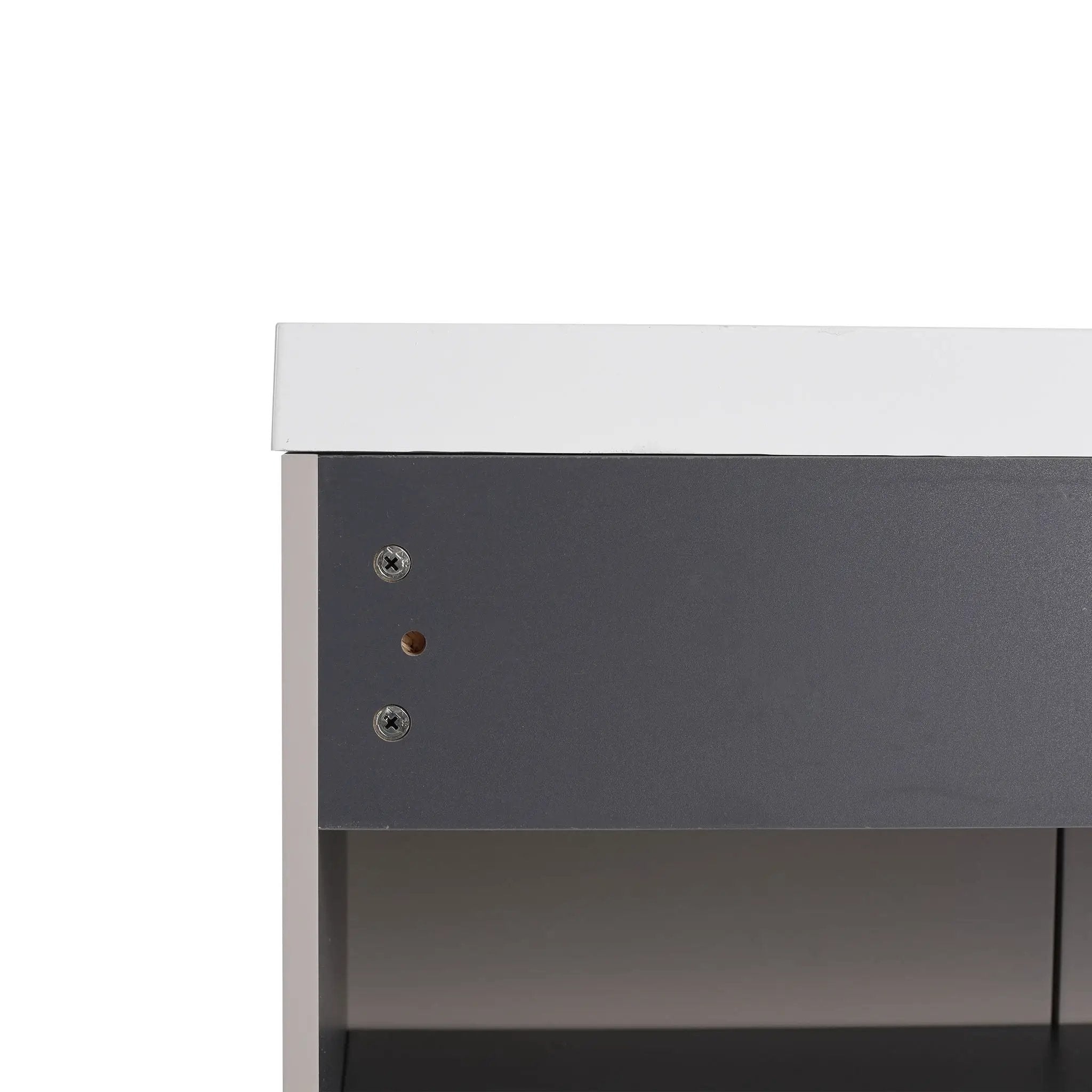Modern Freestanding Bathroom Vanity With Soft Close Cabinet Doors by HouseOfZazla