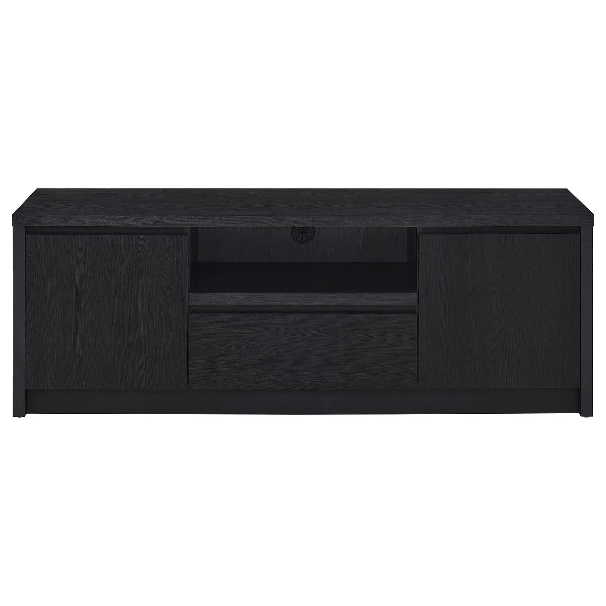 Winfield 60-inch 2-door TV Stand Media Console Black by Unique Piece Furniture