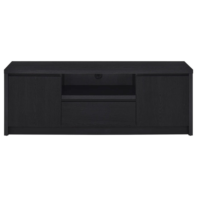 Winfield 60-inch 2-door TV Stand Media Console Black by Unique Piece Furniture