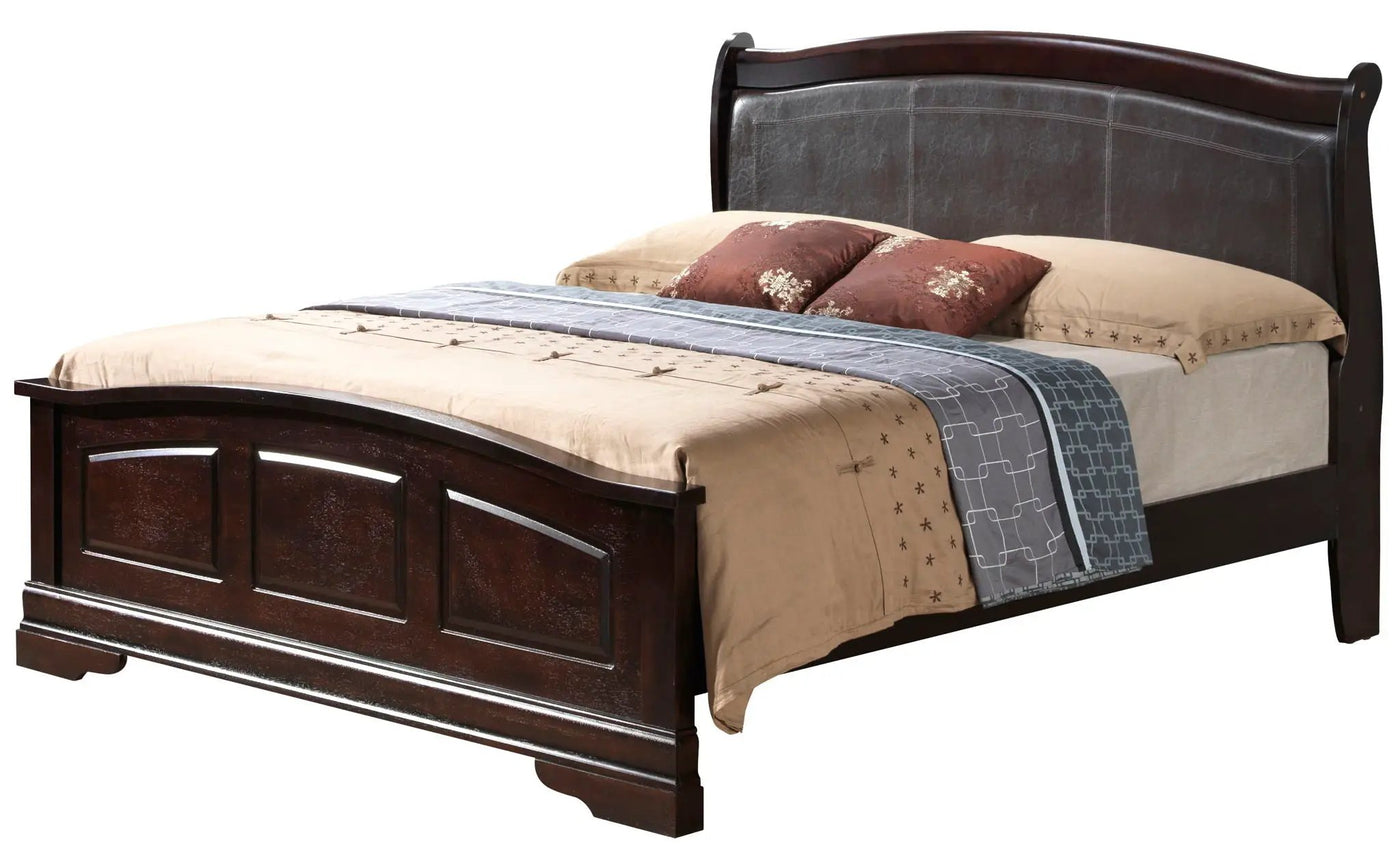 Panel Sleigh Bed Elegantly Crafted by HouseOfZazla