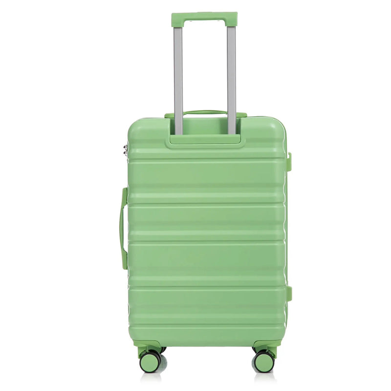 HIFINE Tourist 3-Piece Spinner Wheel Luggage Set in Green by HouseOfZazla