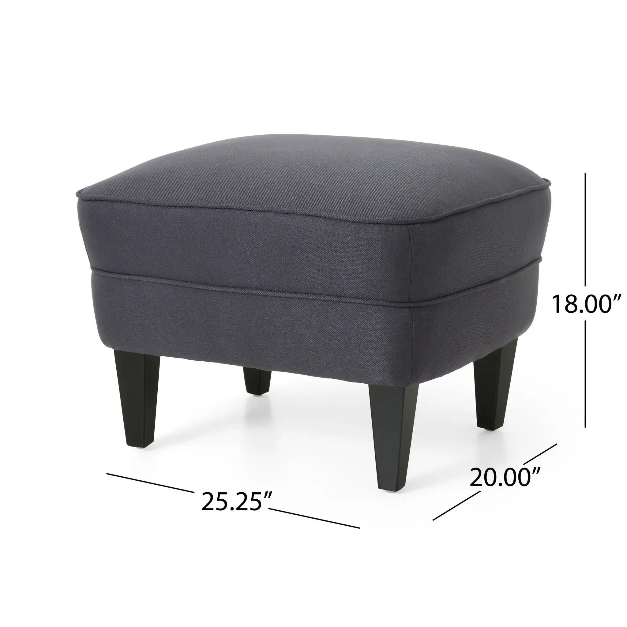 Enchante Living Room Set with Tufted Back Club Chair and Ottoman by HouseOfZazla