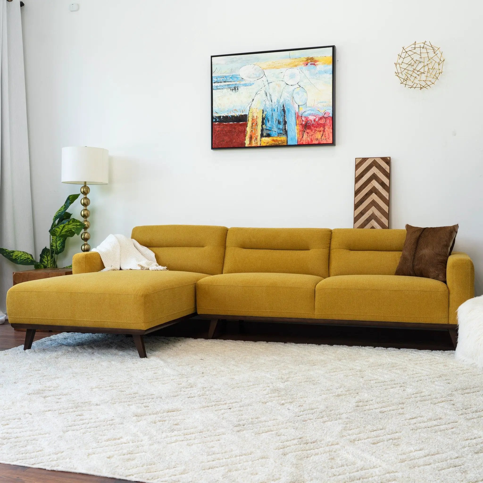 Ella - L-Shaped Sectional Couch by HouseOfZazla