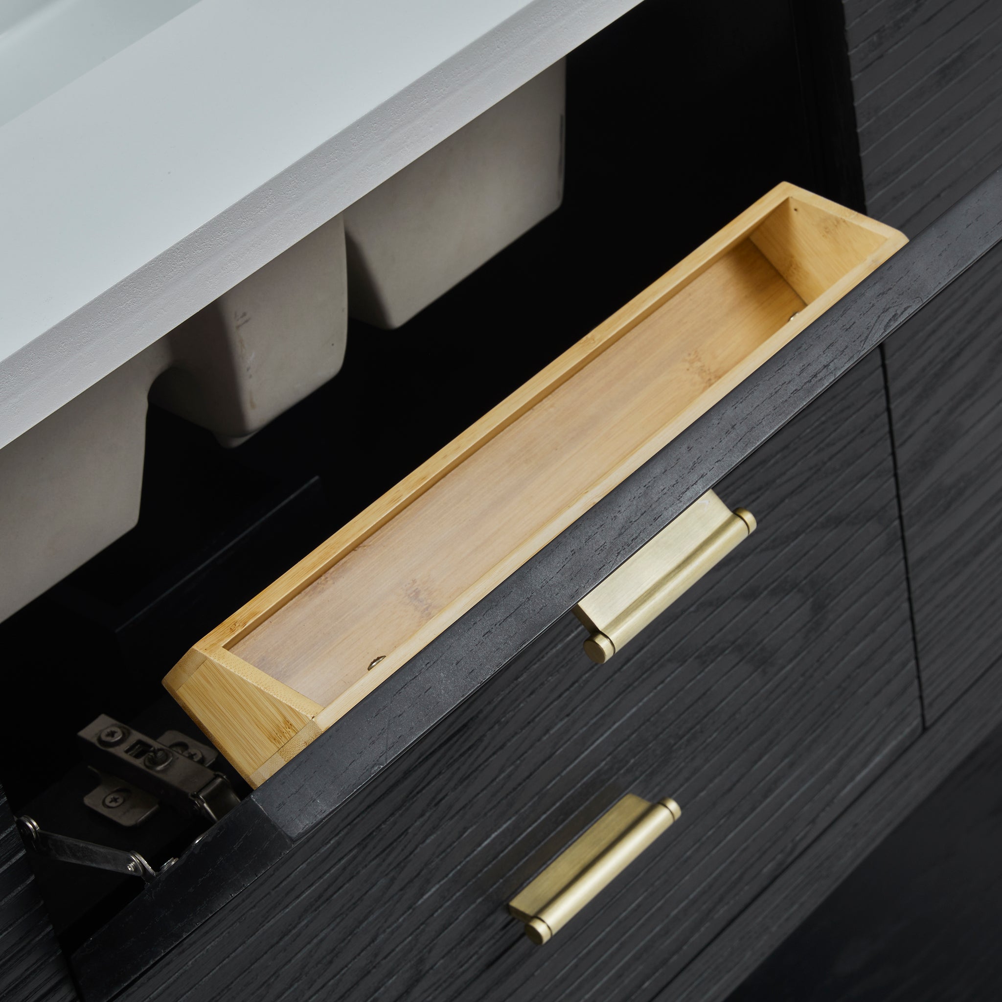 James Martin Lucian 48" Single Bathroom Vanity, Carbon Oak, view 19
