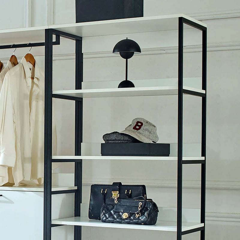 Fiona - Freestanding, Walk-In Closet System - White - Wood by HouseOfZazla