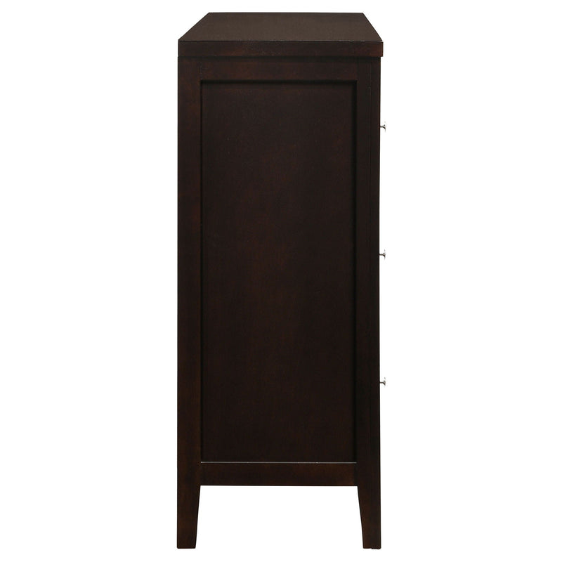 Wedgewood - 6 Drawers Dresser - Cappuccino by HouseOfZazla
