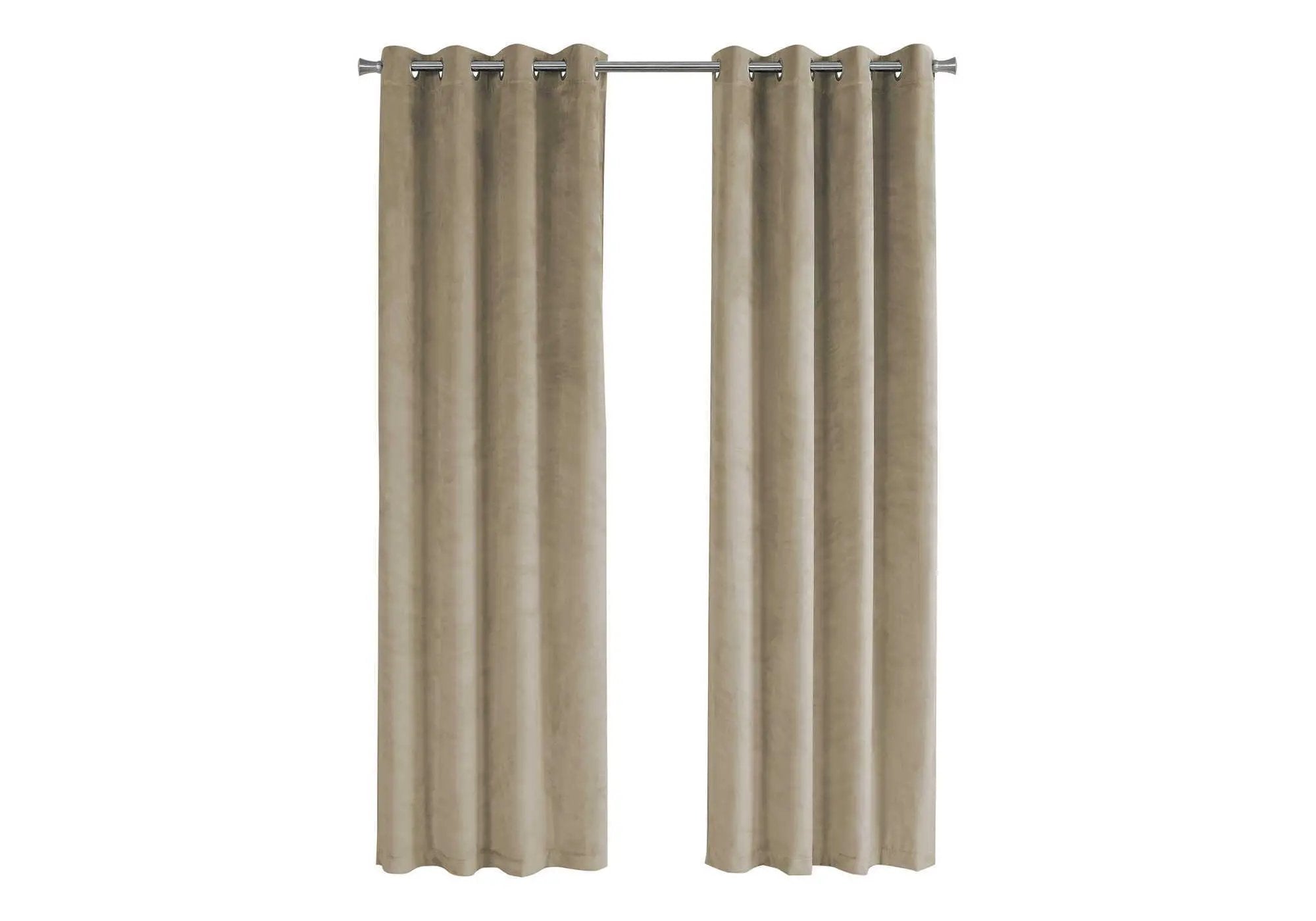 2 Pieces Set Room Darkening Curtain Panels with Grommet by HouseOfZazla
