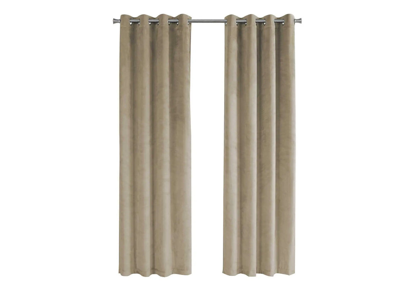 2 Pieces Set, Curtain Panel, Room Darkening, Grommet by Unique Piece Furniture