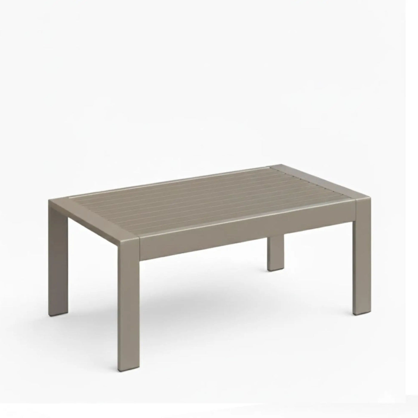 All-Weather Outdoor Coffee Table With Wood-Look Top by HouseOfZazla