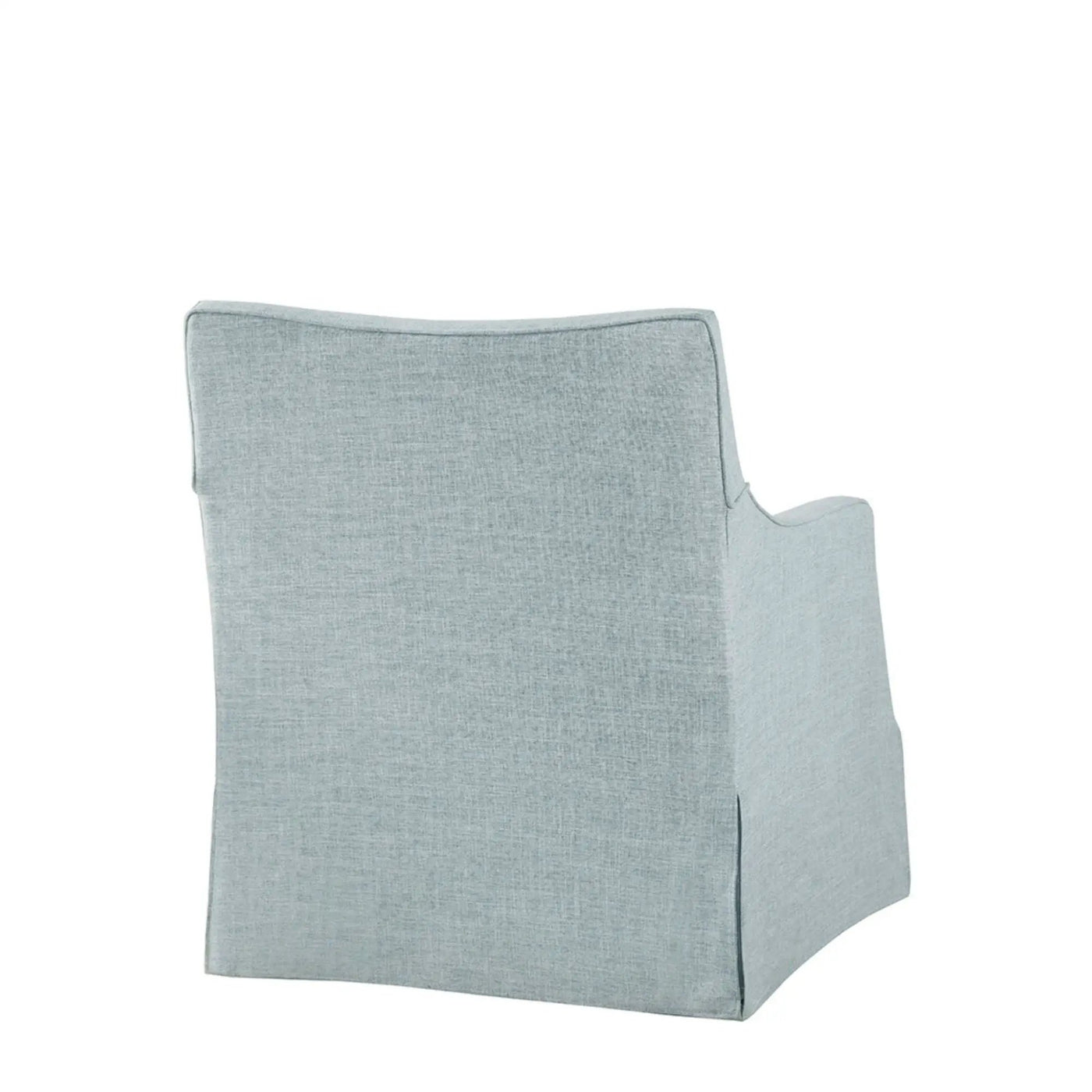 Traditional Design London Skirted Swivel Chair by Unique Piece Furniture