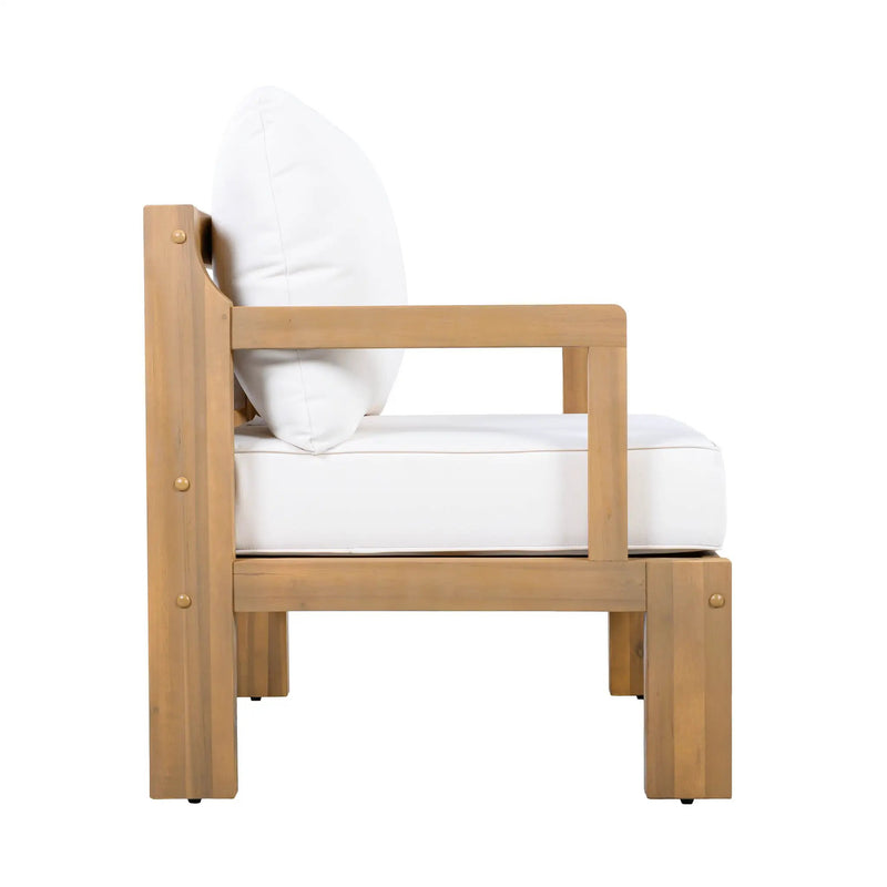 Outdoor Acacia Patio Chair (Set of 2) by HouseOfZazla