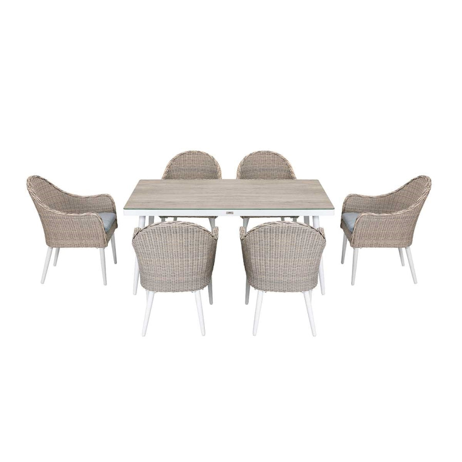 Allux 7-Piece Wicker Dining Set by Outdoor-USA®