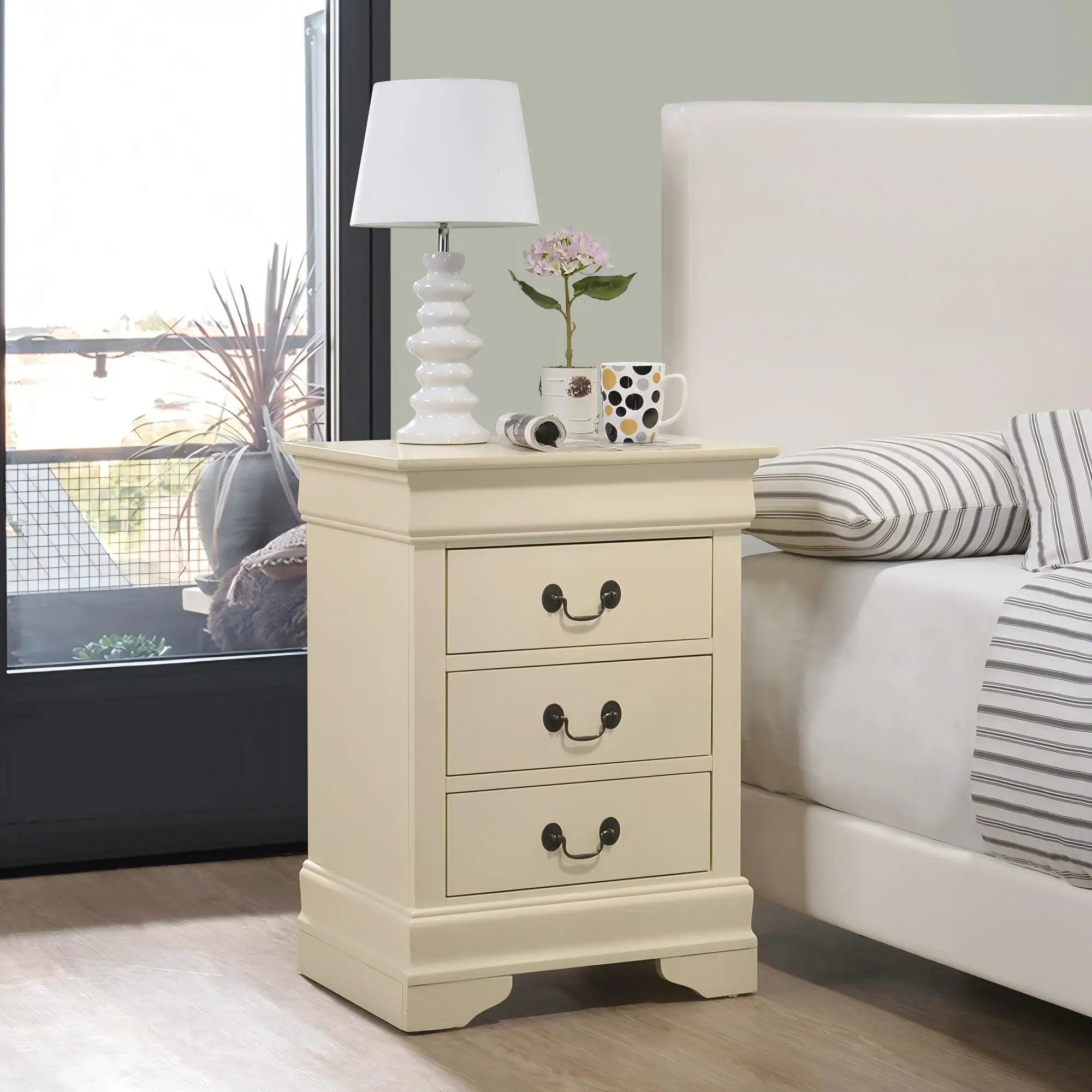 Louis Phillipe - Nightstand - Wood by HouseOfZazla