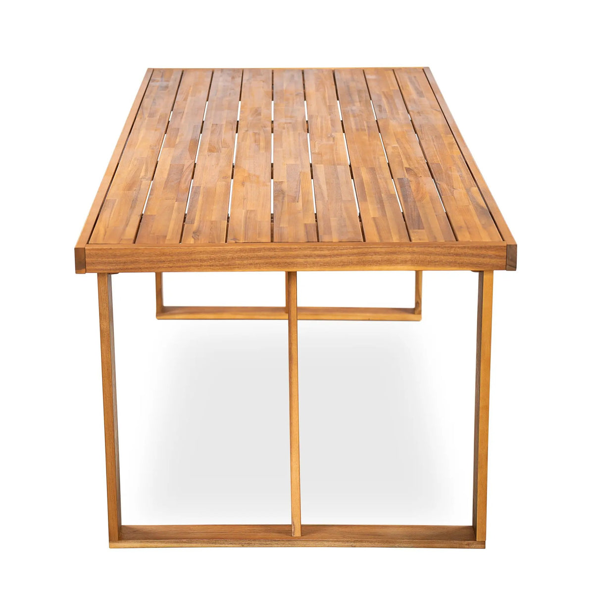 7 Piece Acacia Wood Outdoor Dining Set with Cushions by HouseOfZazla