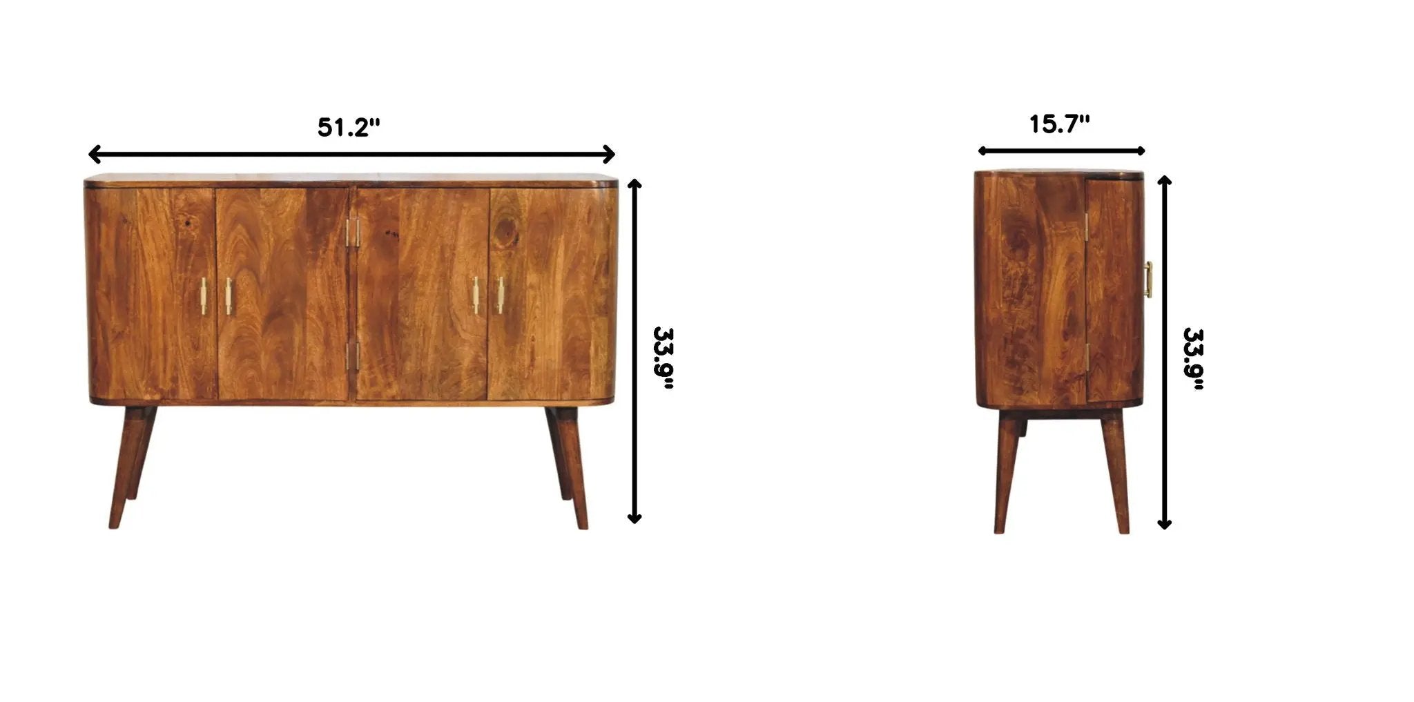 Linden - Sideboard - Beige Brown by HouseOfZazla