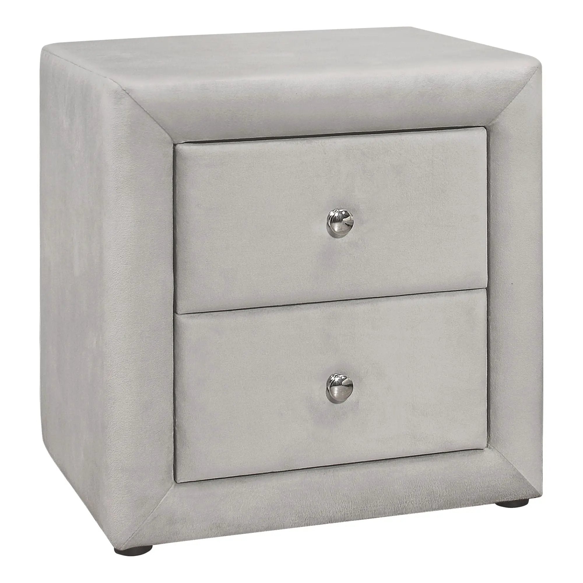 Nightstand, Storage Drawer Versatile Use, Upholstered, Transitional by Unique Piece Furniture