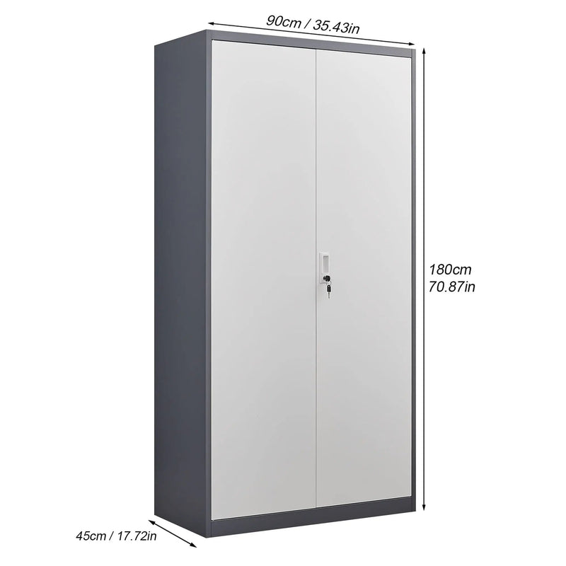 Large Capacity Wardrobe With Hanging Rod And Compartments by HouseOfZazla