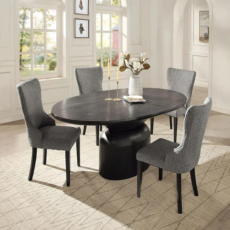Marioly - Dining Table - Ash Black by Unique Piece Furniture