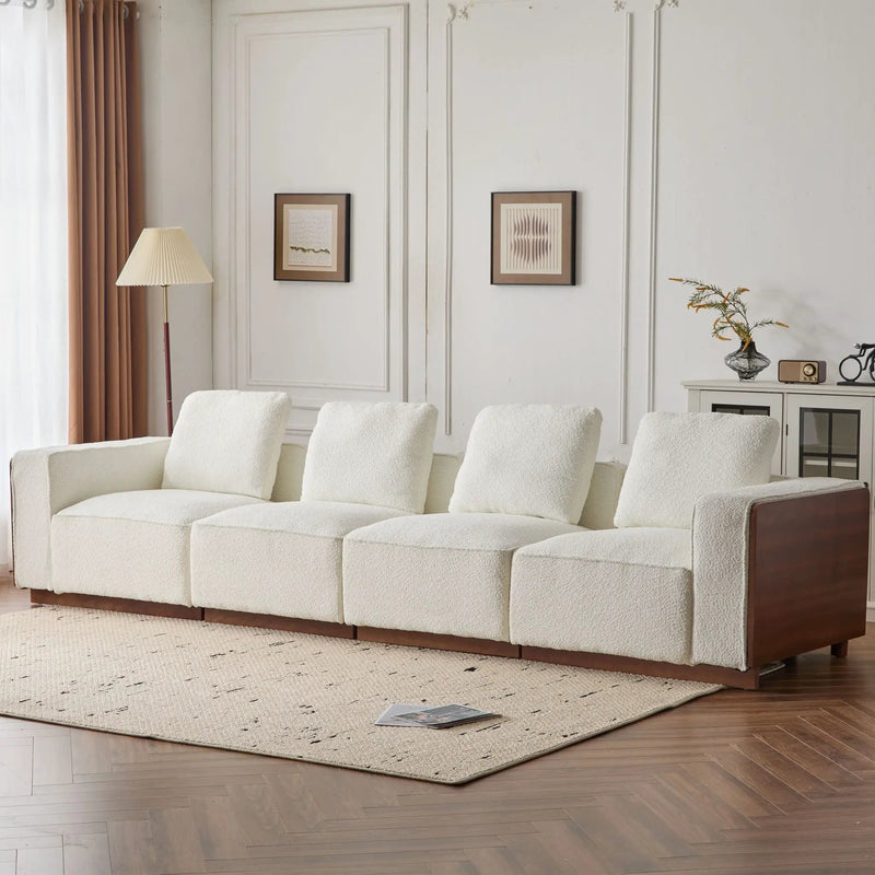 Chita Modular Sectional Sofa With Larger Seats by HouseOfZazla