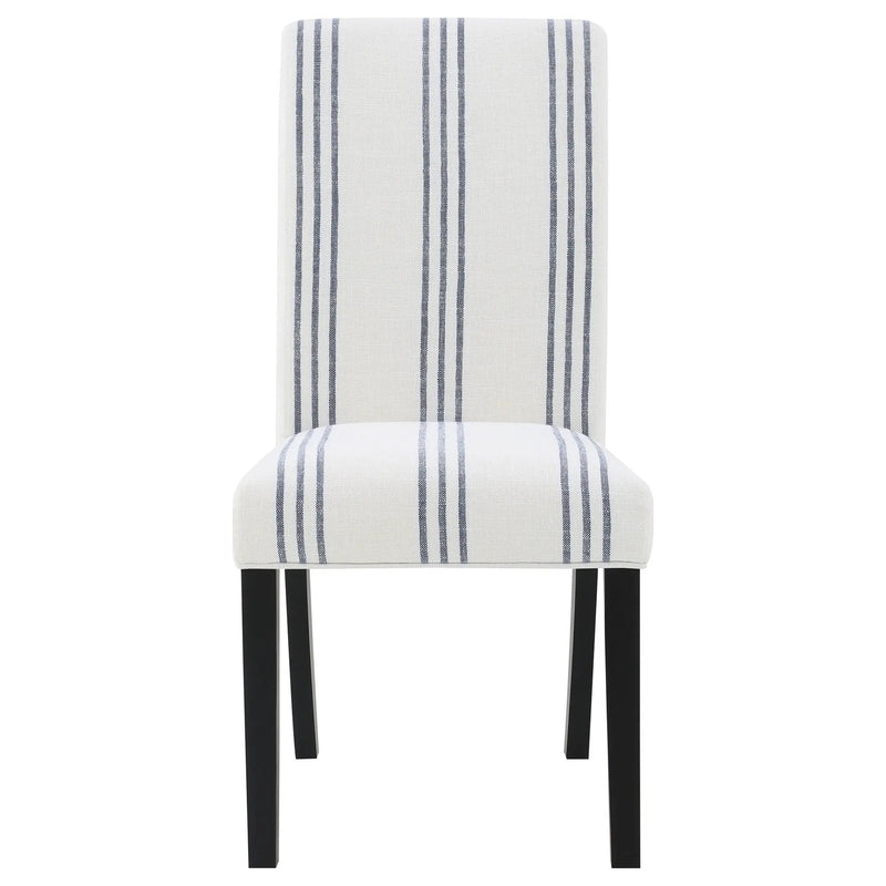 Herran Upholstered Dining Side Chair Beige (Set of 2) by Unique Piece Furniture
