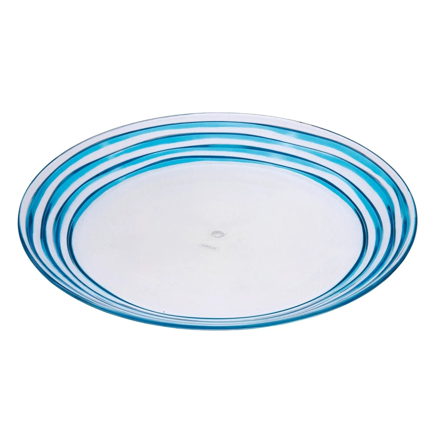 Designer Swirl Acrylic Dinner Plates (Set of 4) by HouseOfZazla
