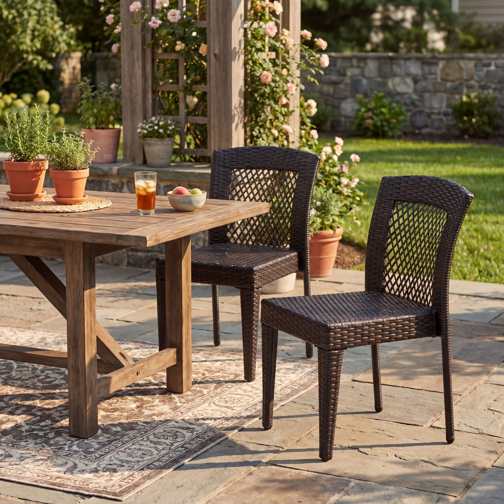 Outdoor Dining Stackable Chairs by HouseOfZazla