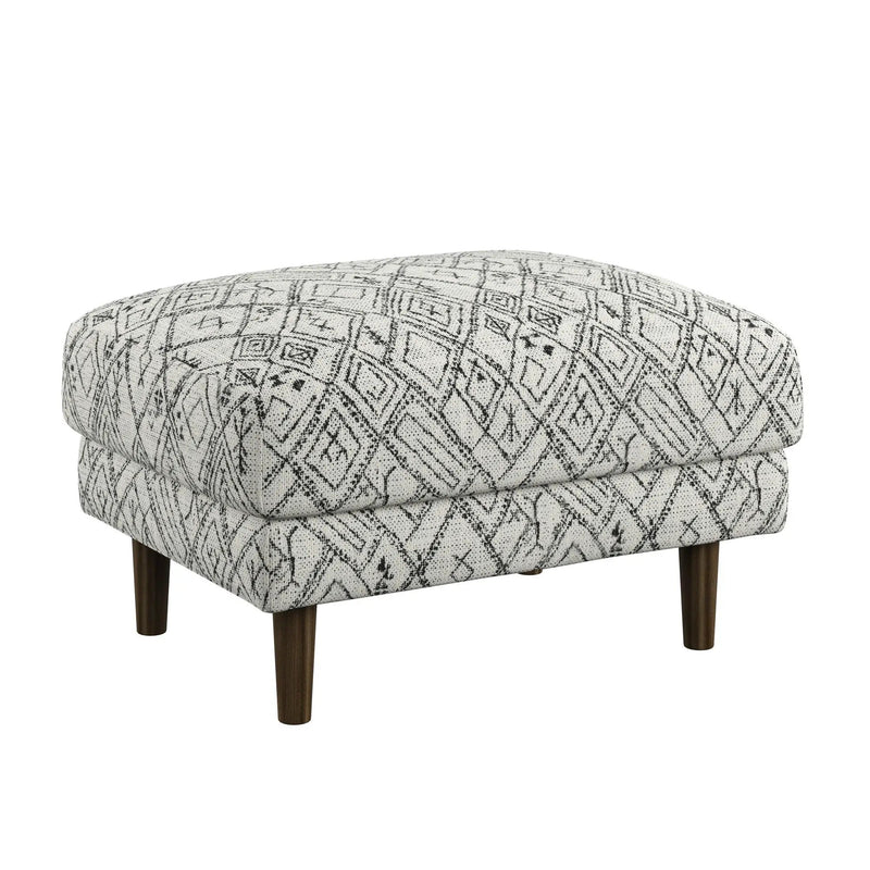 Abstract Ottoman - Black by Unique Piece Furniture