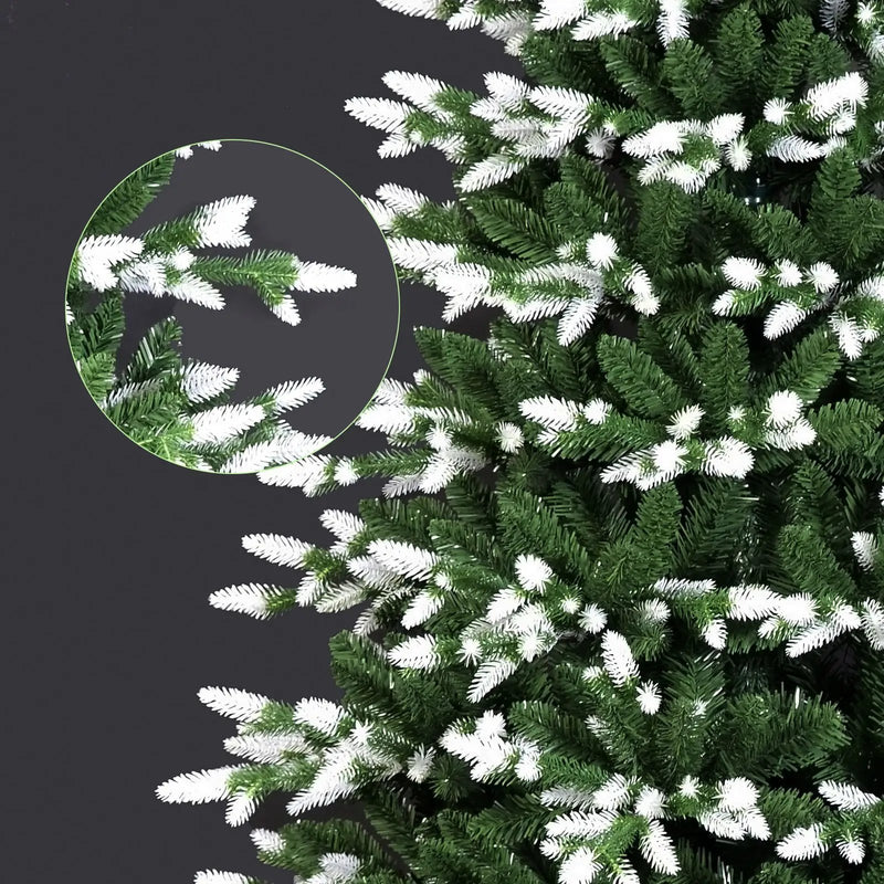 6FT Artificial Christmas Tree with White-Tipped PE & PVC by HouseOfZazla