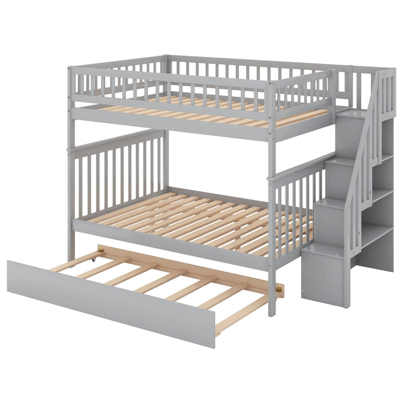 Bunk Bed With Staircase by HouseOfZazla