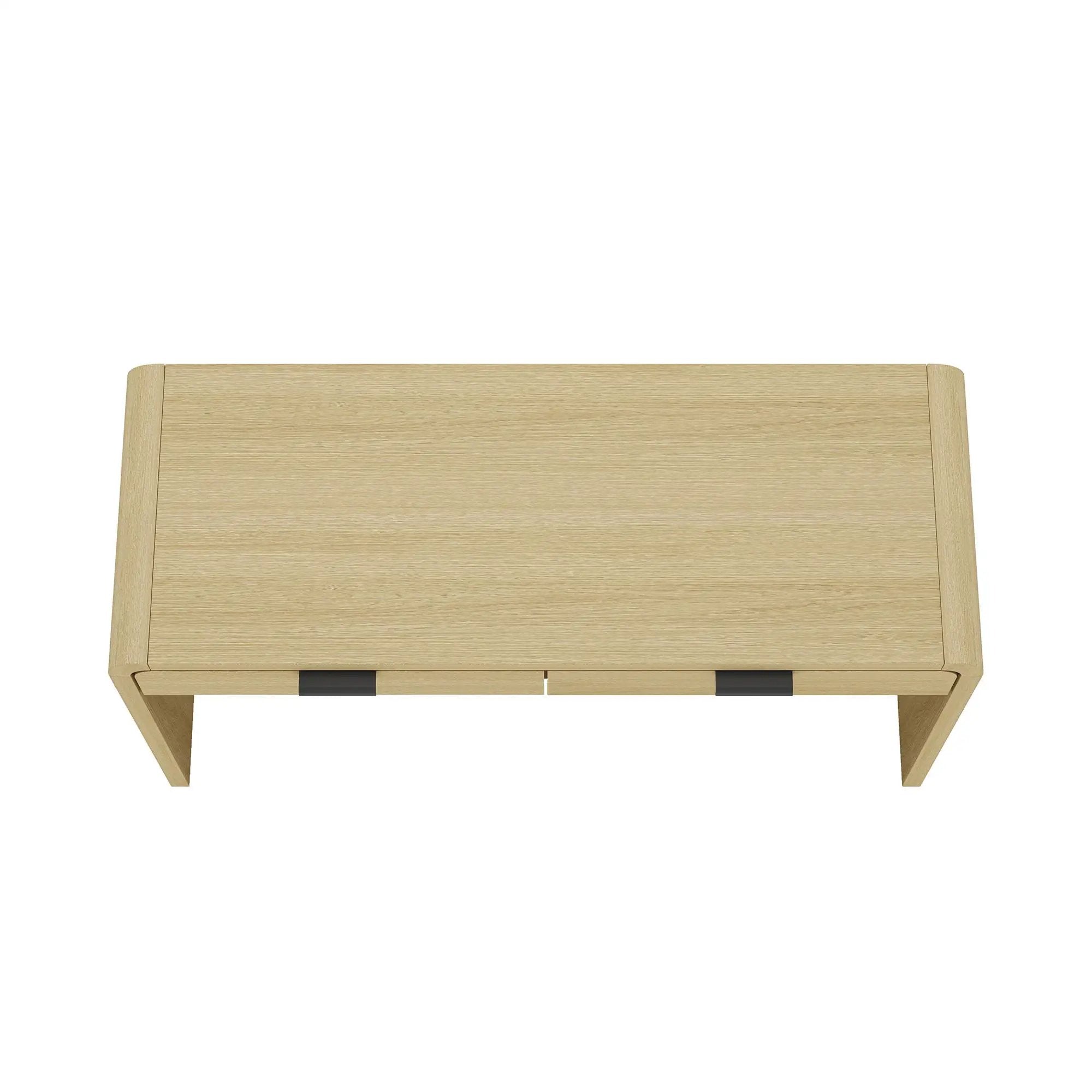Grace - Office Desk & 2 Drawers - Oak