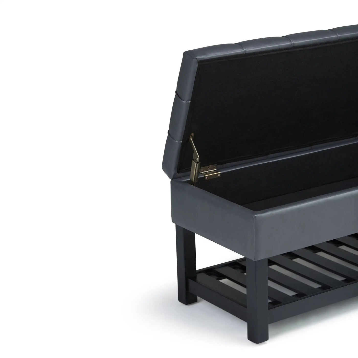 Saxon - Upholstered Transitional Storage Ottoman Bench by HouseOfZazla