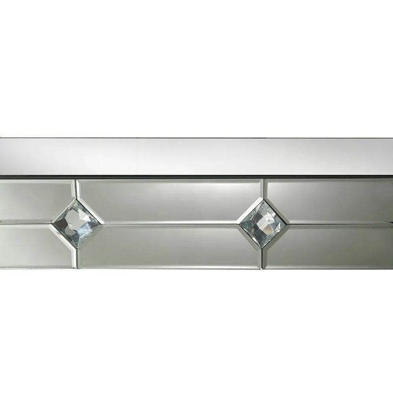 Hessa - Console Table - Mirrored & Faux Rhinestone by Unique Piece Furniture