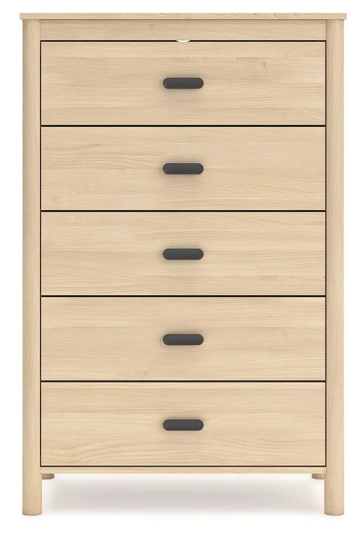 Cabinella - Five Drawer Chest - Tan by Unique Piece Furniture
