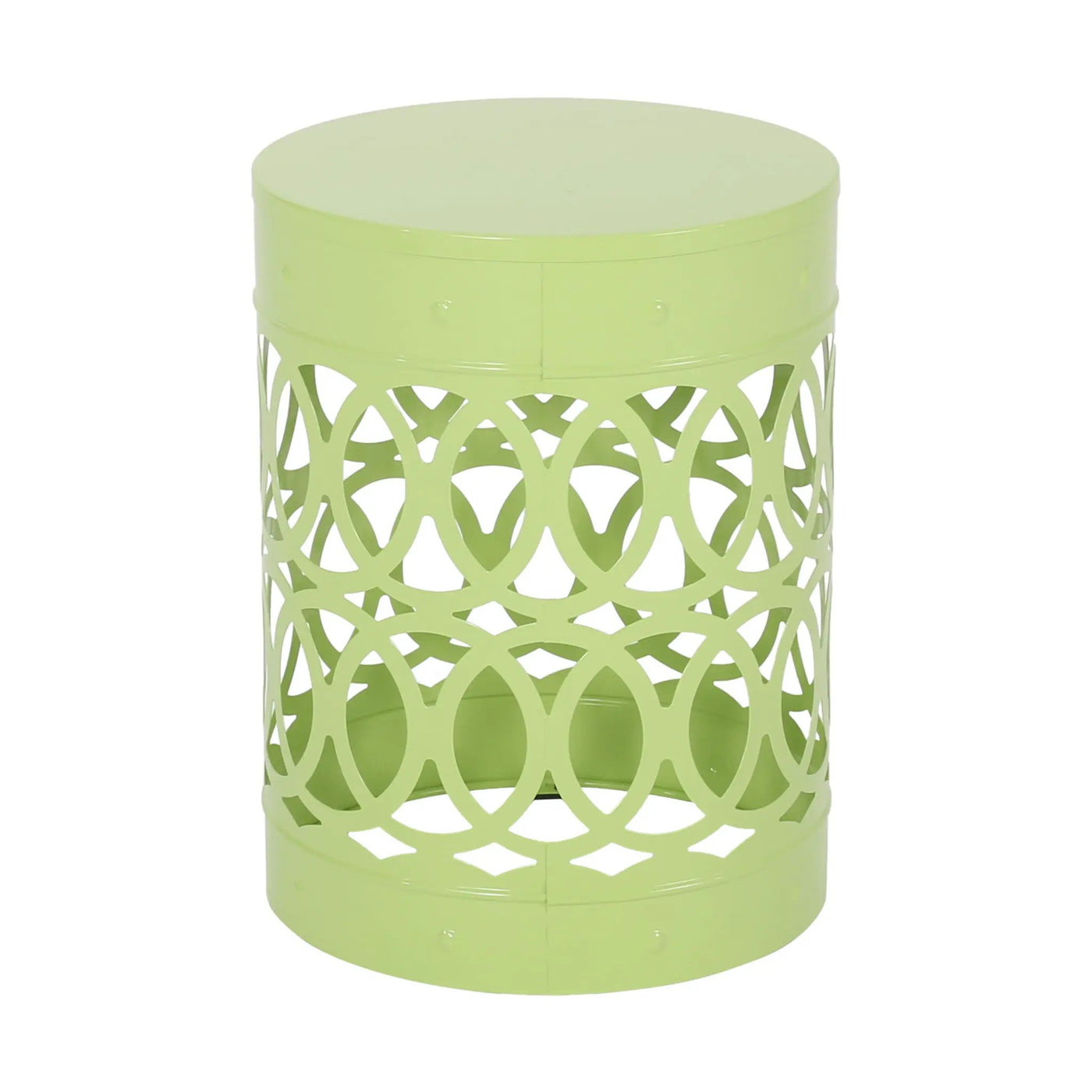 Outdoor Metal Side Table Set of 2 by HouseOfZazla