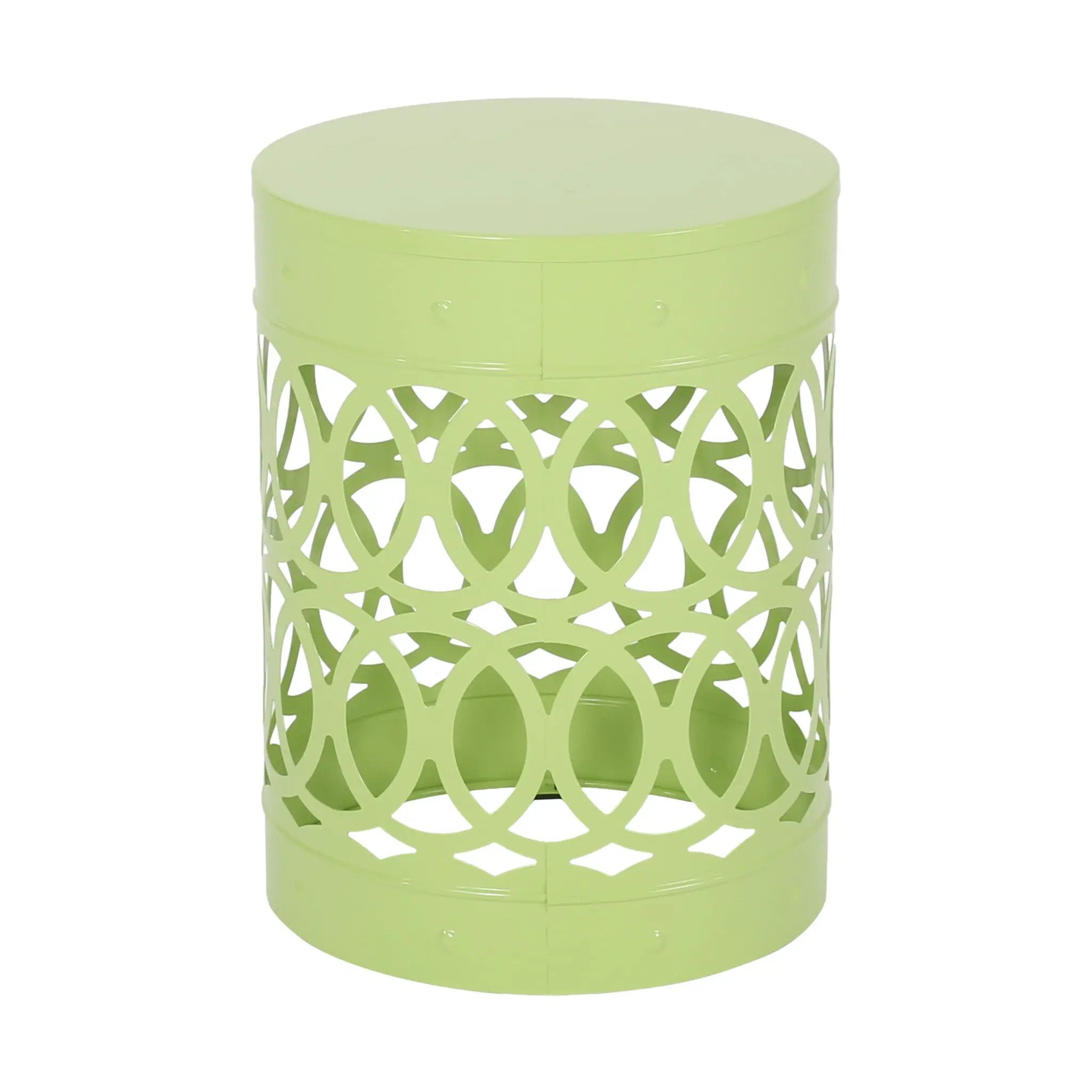 Outdoor Metal Side Table Set of 2 by HouseOfZazla