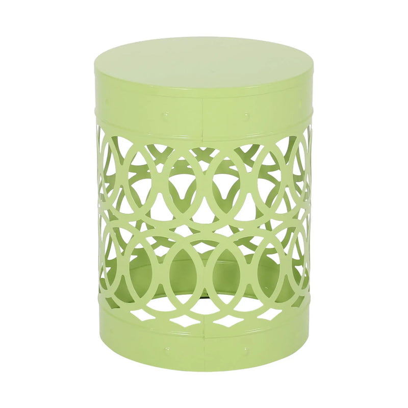 Outdoor Metal Side Table Set of 2 by HouseOfZazla