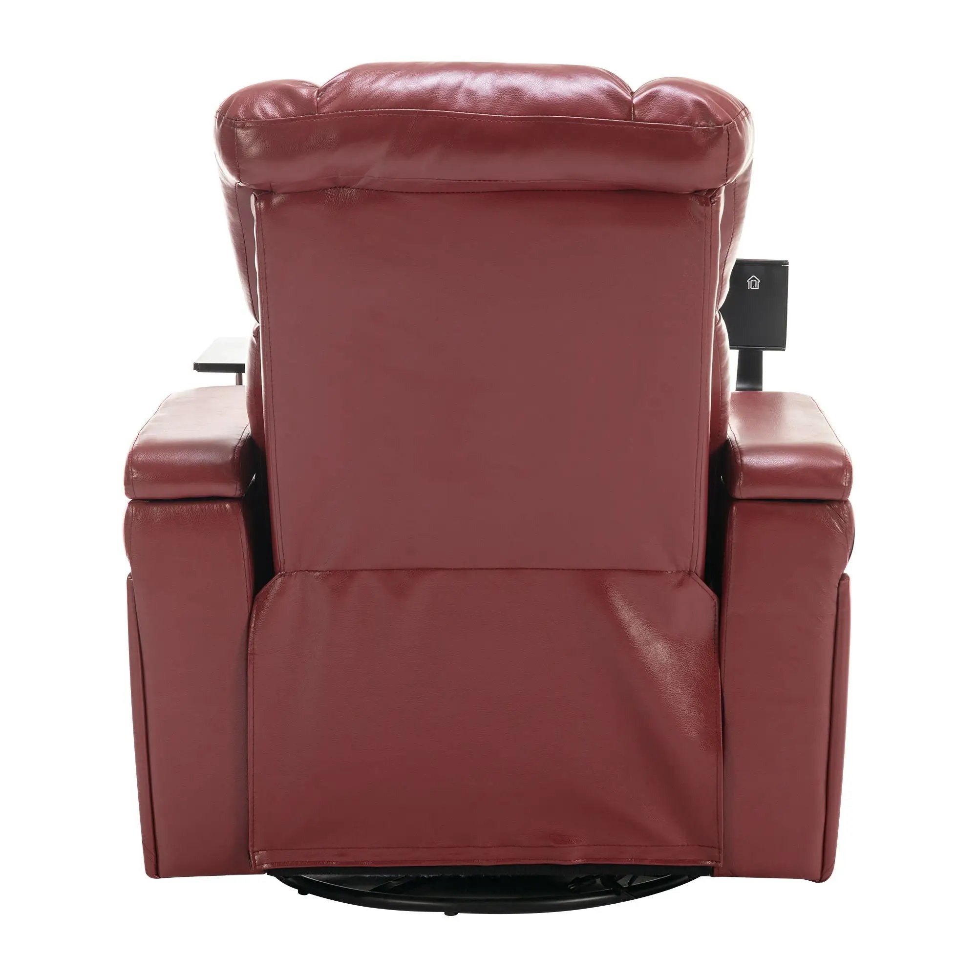 270 Degree Swivel Power Recliner With Tray Table, Phone Holder, Cup Holder, USB Port by HouseOfZazla