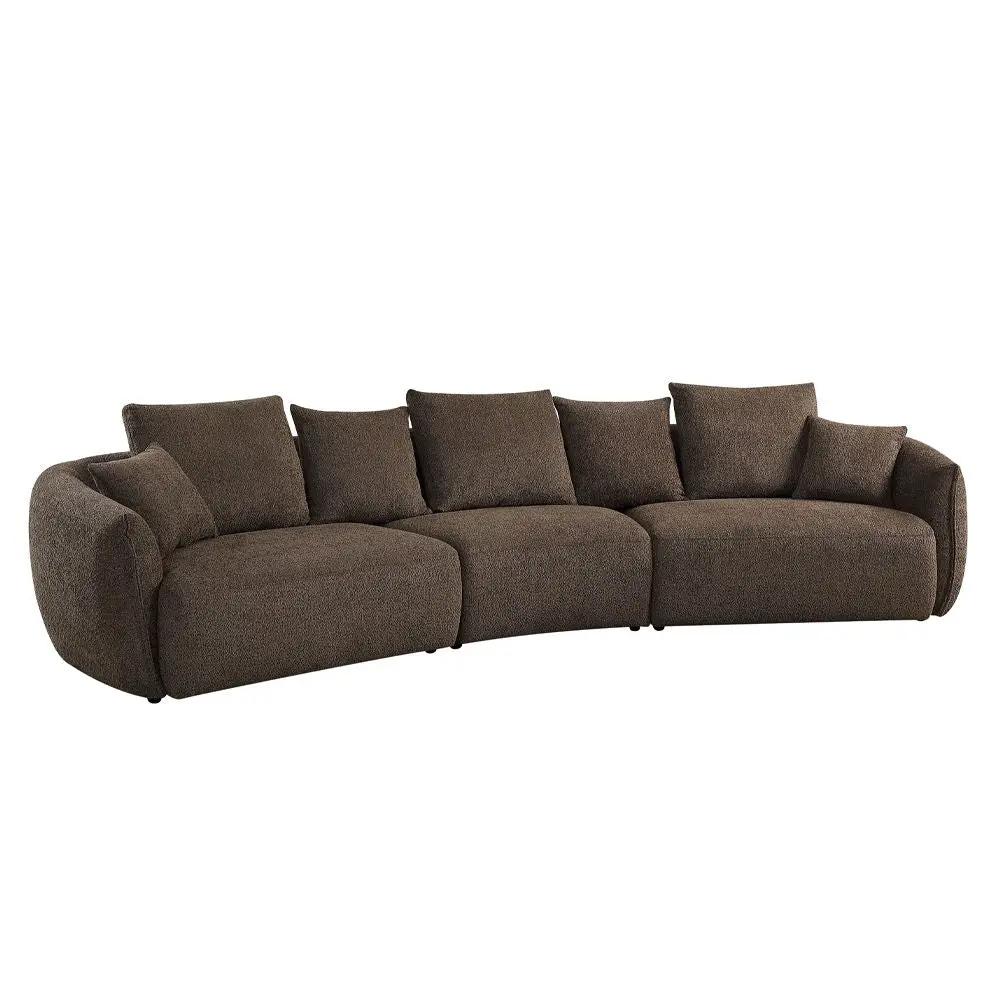 Bash - Sofa With 7 Pillows - Macca Anthology Boucle by Unique Piece Furniture