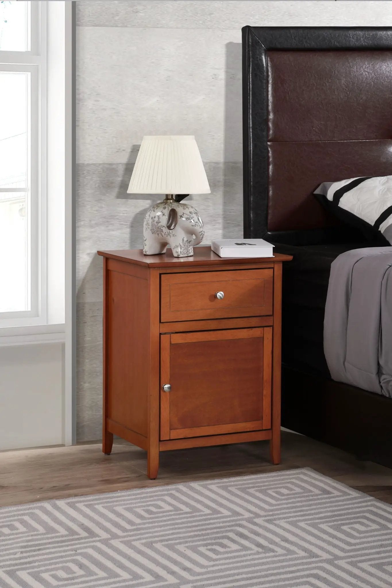1 Drawer / 1 Door Nightstand by Unique Piece Furniture