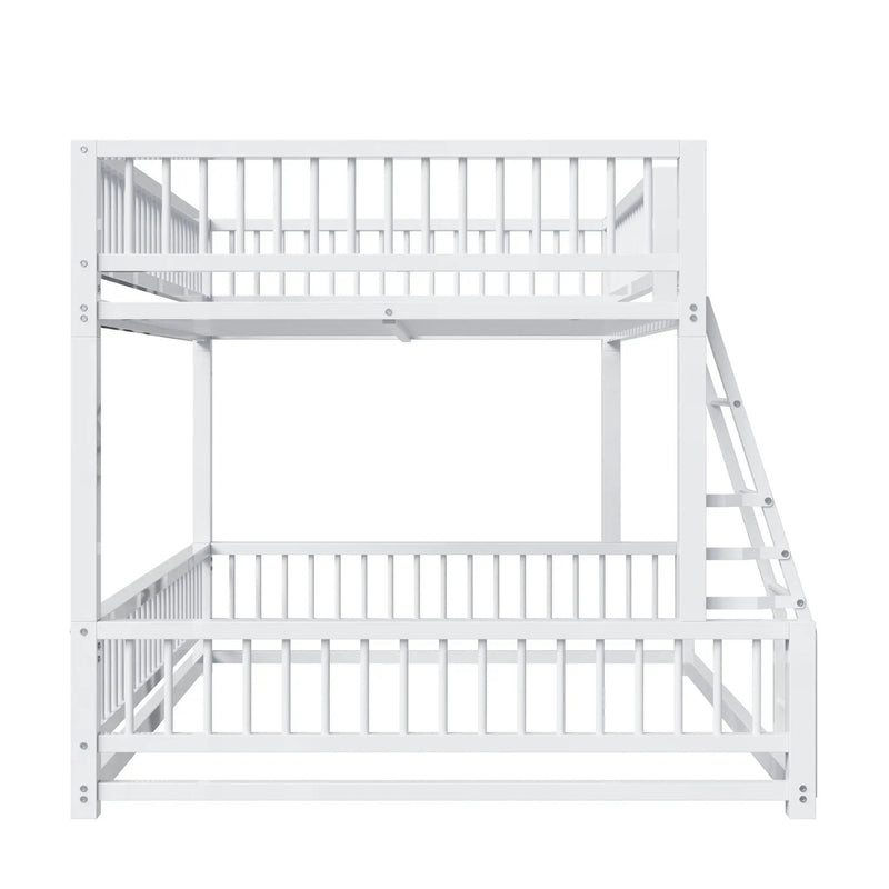 Bunk Bed With Ladder And Safety Guardrails by HouseOfZazla