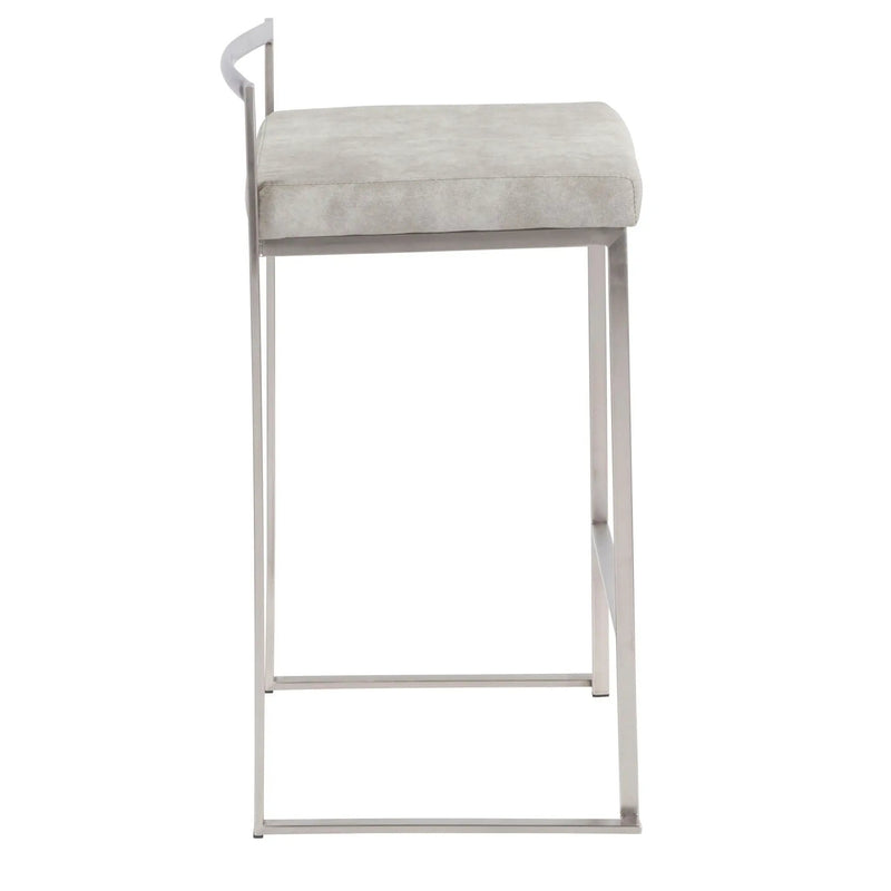 Fuji - Elegant Design Contemporary Stackable Counter Stool by HouseOfZazla