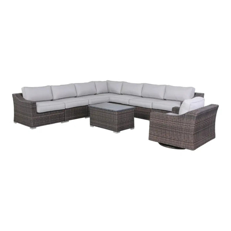 Stylish Sofa Seating Group With Cushions Perfect For Outdoor Gatherings by Unique Piece Furniture